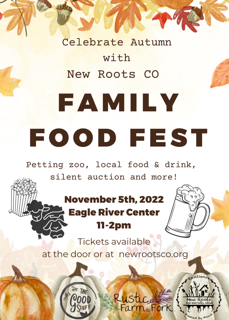 Family Food Fest Nov 5 11am to 2pm